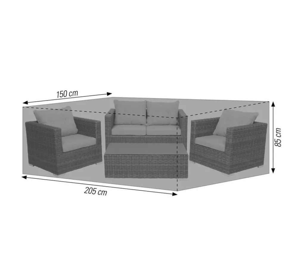Acamp Abdeckhaube für Wohnset, , ca. B150/H85/T205 cm Anthrazit New
