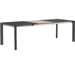 Acamp Gartenmöbel-Set Ausziehtisch Woody und Stapelstuhl Hollywood, 7-teilig Hot