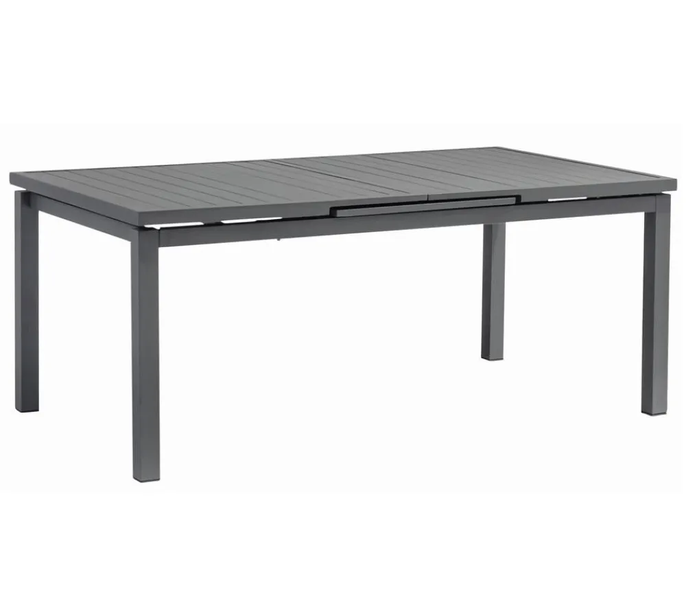 Acamp Esstisch-Gruppen|Gartenmöbel-Sets - Gartenmöbel-Set Ausziehtisch Chicago und Stapelstuhl Hollywood, 7-teilig