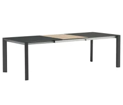 Acamp Esstisch-Gruppen|Gartenmöbel-Sets > Gartenmöbel-Set Ausziehtisch Woody und Stapelsessel Brooklyn, 7-teilig