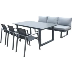 Acamp Gartenmöbel-Sets|Esstisch-Gruppen > Gartenmöbel-Set Hollywood, 5-teilig