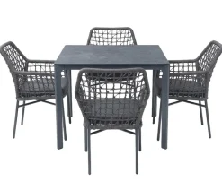 Acamp Esstisch-Gruppen|Gartenmöbel-Sets > Gartenmöbel-Set Rom, quadratisch, 5-teilig