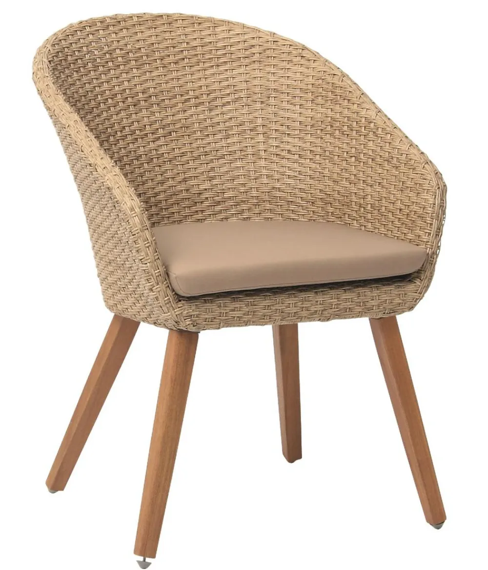 Acamp Esstisch-Gruppen|Gartenmöbel-Sets > Gartenmöbel-Set Tisch Acaplan und Sessel Atacama, 5-teilig