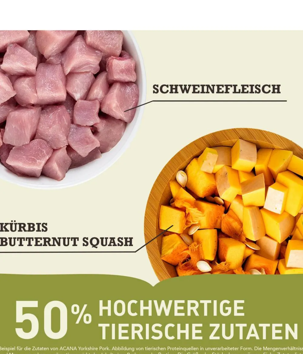 ACANA Trockenfutter für Hunde Singles Dog Yorkshire Pork Outlet