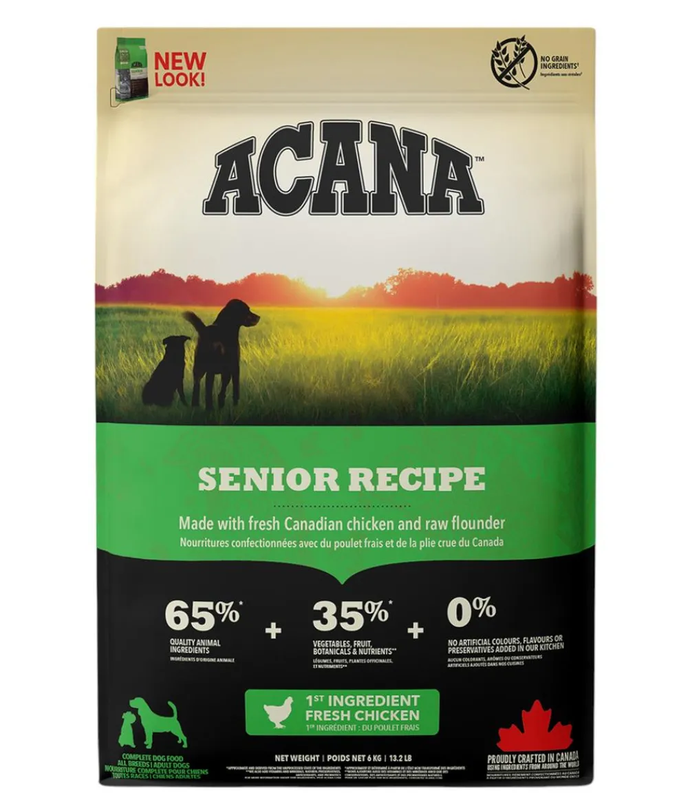 ACANA Trockenfutter für Hunde Heritage Senior Recipe Best