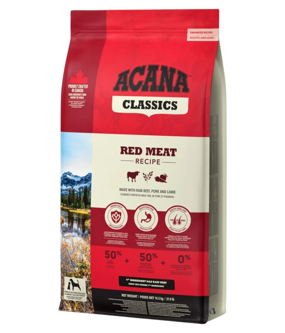 ACANA Trockenfutter für Hunde Classics Red Meat Recipe Adult Best