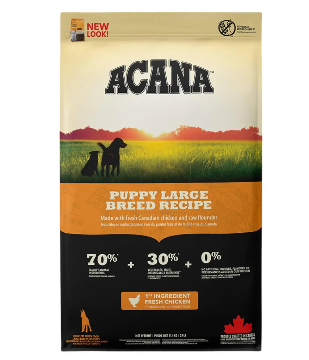ACANA Trockenfutter für Hunde Heritage Puppy Large Breed Recipe Outlet
