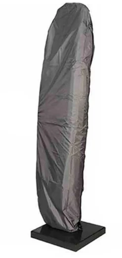 Aerocover Ampelschirmhülle für Schirme m. gebogenem Rohr Ø 350 cm Dunkelgrau Sale