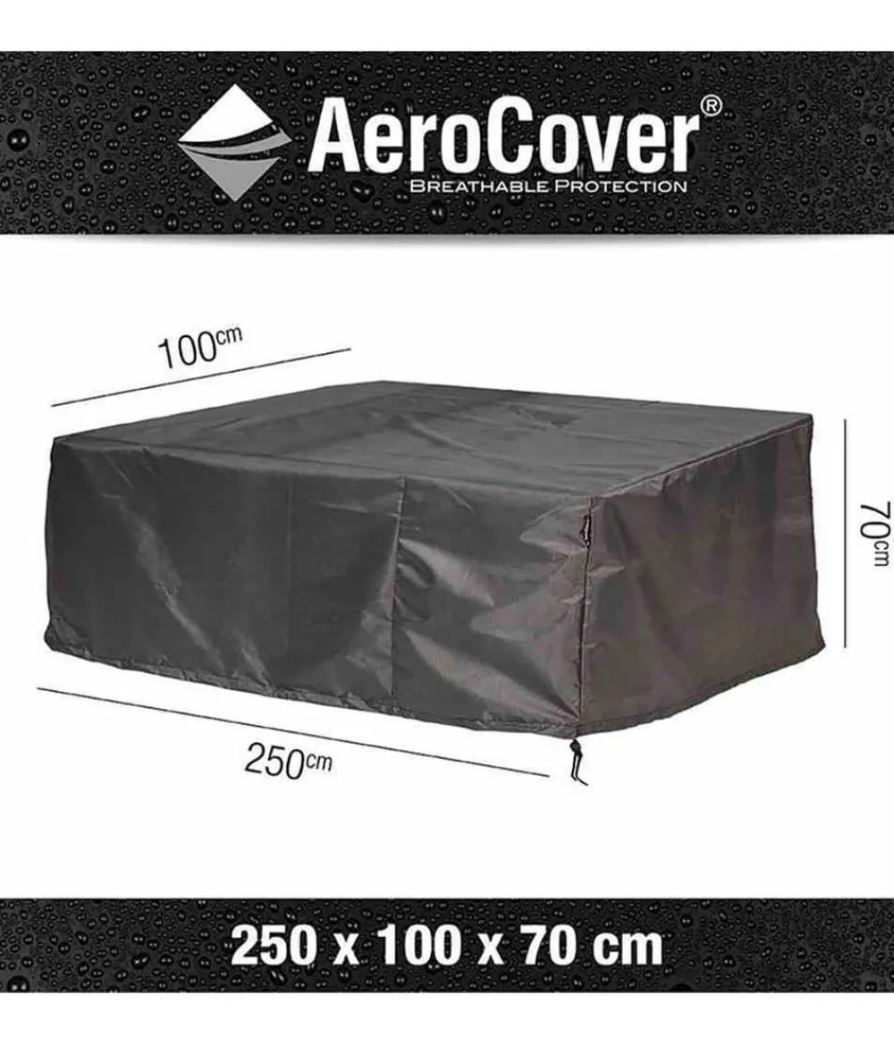 Aerocover Loungebankhülle, 250 x 100 x 70 cm Dunkelgrau