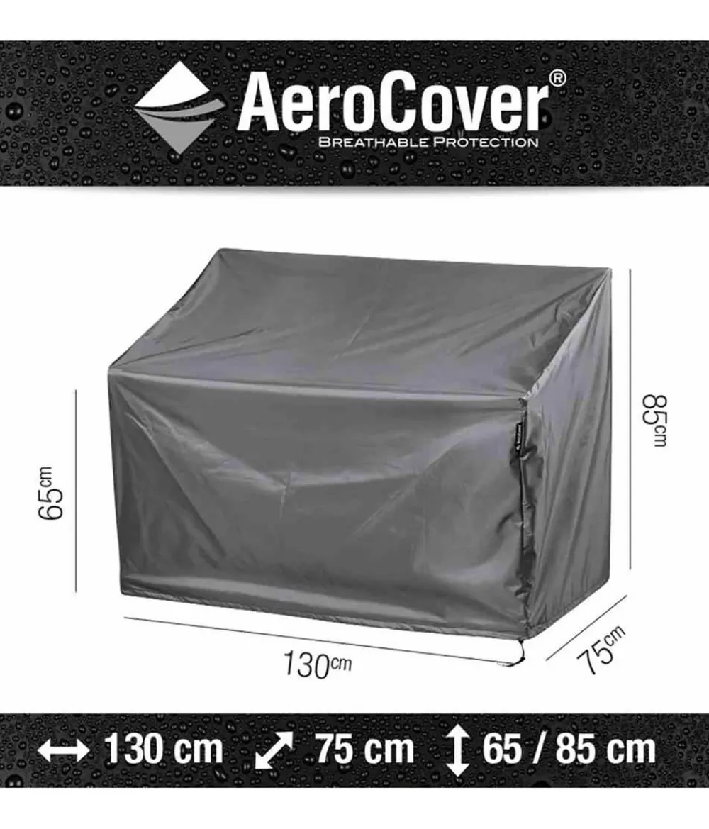 Aerocover Schutzhüllen - Loungebankhülle, 130x75x65/85 cm Dunkelgrau