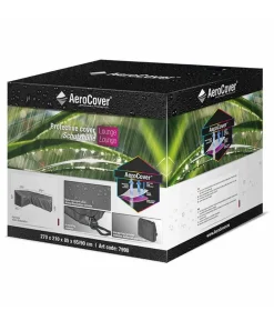 Aerocover Schutzhüllen - Loungesethülle L-Form, 270 links x210x85xH 65/90 cm Dunkelgrau