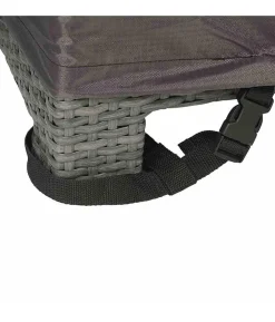 Aerocover Loungesethülle L-Form, 270x270x90x65/90 cm Dunkelgrau Outlet