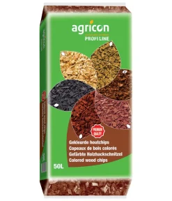 Agricon Rindenmulch - Profi Line Dekormulch, Körnung 20-40 mm, 50 l Braun