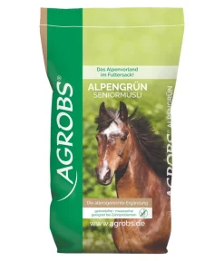 Agrobs Pferdefutter & Zusatzfutter - Pferdefutter Seniormüsli Alpengrün, 15 kg