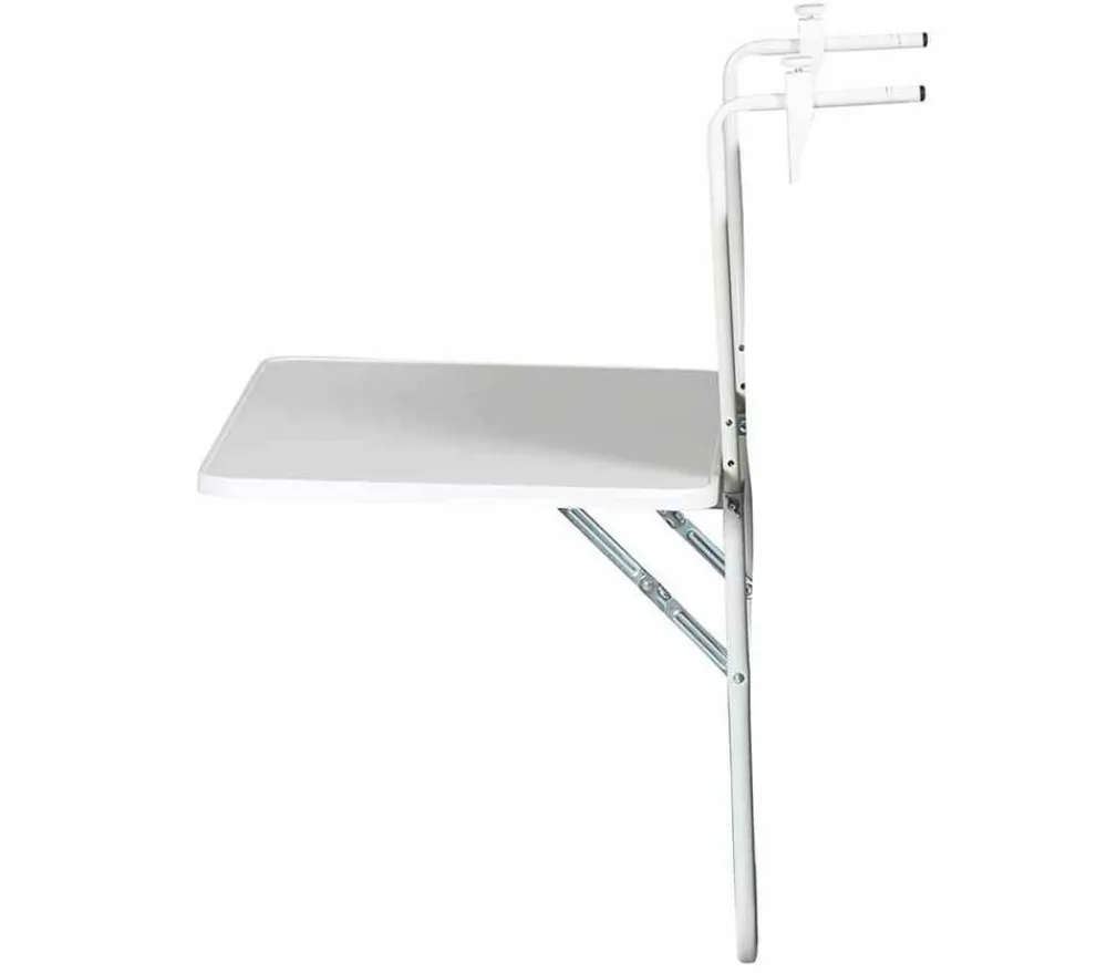 Alco Balkontische - Balkonhängetisch, ca. B60/T40 cm Weiß