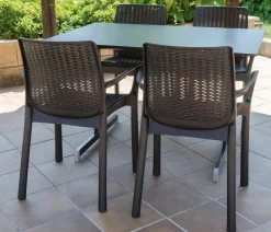 Alco Bistro- & Bartische - Gartentisch Gastro Anthrazit