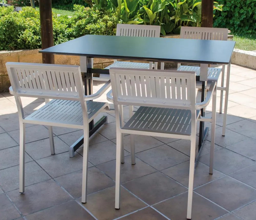Alco Bistro- & Bartische - Gartentisch Gastro Anthrazit