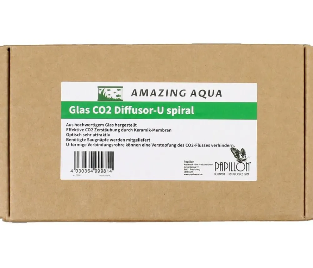 Amazing Aqua Mehr Pflege & Technik|Pflanzenpflege > Glas-CO2-Diffusor Nano, ca. B4,2/H7,6/T2,2 cm