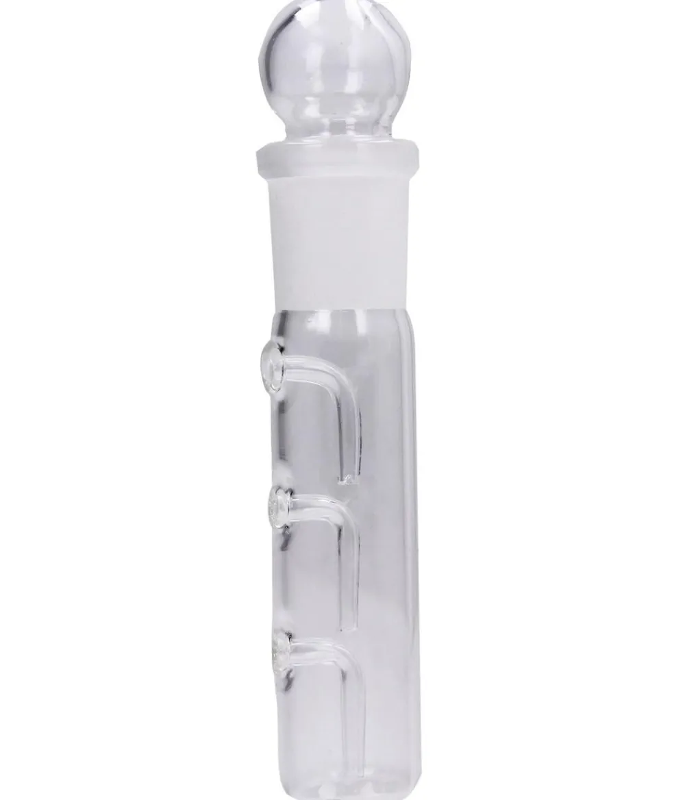 Amazing Aqua Mehr Aquarium Zubehör - Glas-Planarienfalle, 3 Löcher, ca. B2,5/H12,7/T2,5 cm Transparent
