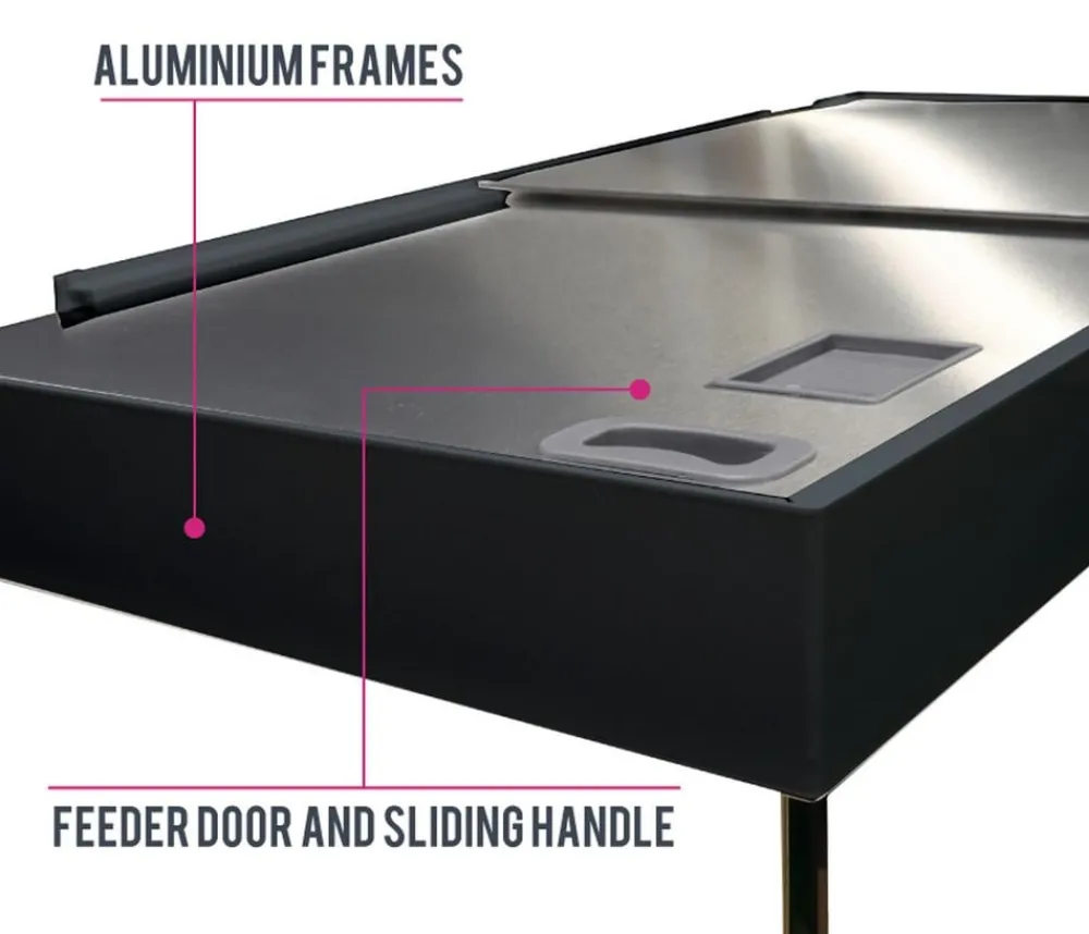 amtra Aquarium Komplettsets > Aquarium Kombination ALUX 450 LED, ca. B150/H148/T55 cm, 450 l