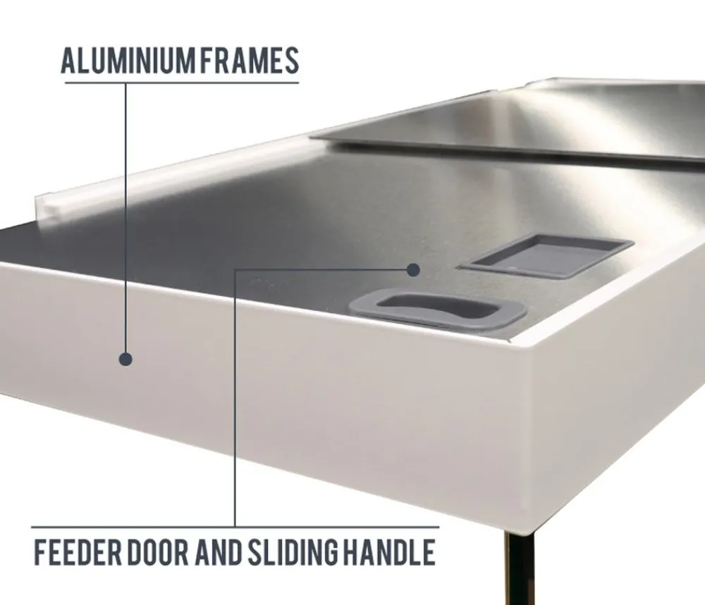 amtra Aquarium Komplettsets > Aquarium Kombination ALUX 220 LED, ca. B90/H148/T45 cm, 220 l