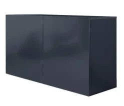 amtra Aquarium Kombination ALUX 220 LED, ca. B90/H148/T45 cm, 220 l Dunkelgrau Clearance