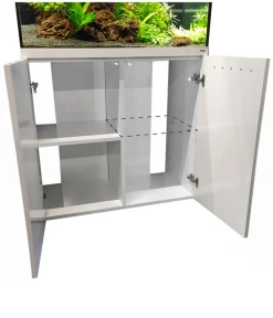 amtra Möbel - Aquarium Unterschrank ALUX 220 LED, ca. B90/H83/T45 cm, 220 l Weiß