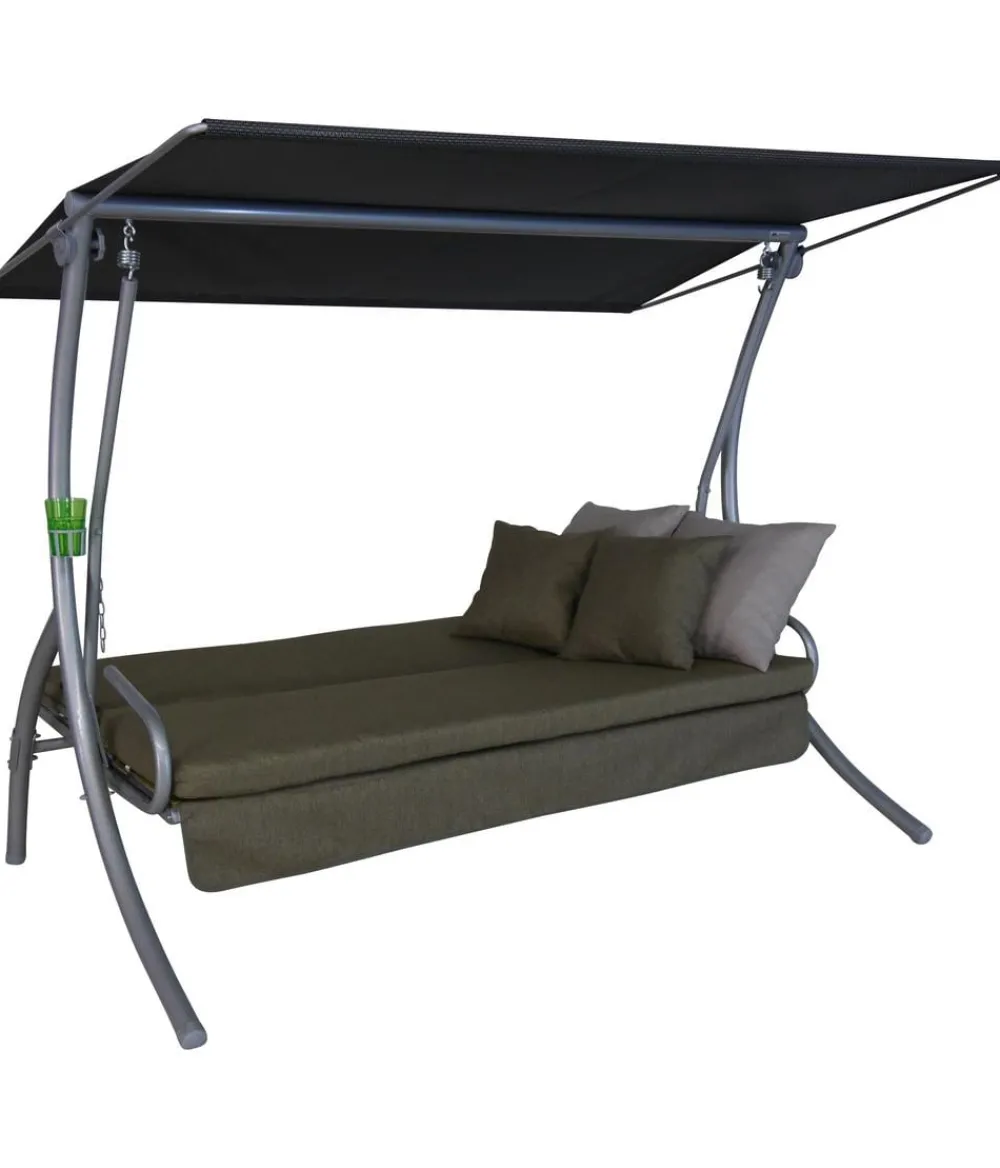 Angerer Hollywoodschaukeln - Hollywoodschaukel Drift Smart, ca. B210/H160/T145 cm Dunkelgrün
