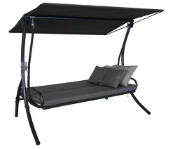 Angerer Hollywoodschaukeln - Hollywoodschaukel Elegance, 160 x 210 x 145 cm Grau