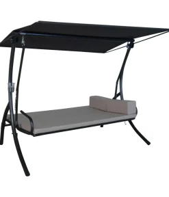 Angerer Hollywoodschaukeln - Hollywoodschaukel Elegance, 40 x 130 x 210 cm Beige