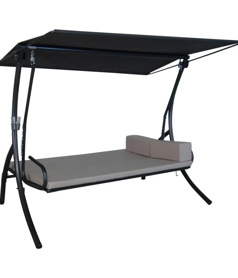 Angerer Hollywoodschaukeln - Hollywoodschaukel Elegance, 40 x 130 x 210 cm Beige