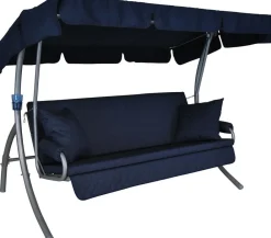 Angerer Hollywoodschaukeln > Hollywoodschaukel Trend Joy marineblau, 3-Sitzer