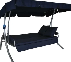 Angerer Hollywoodschaukeln > Hollywoodschaukel Trend Joy marineblau, 3-Sitzer