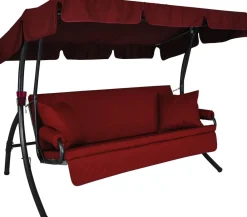 Angerer Hollywoodschaukel Trend Joy bordeaux, 3-Sitzer New