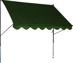 Angerer Klemmmarkise Standard, uni, ca. B400/H275/T150 cm Grün Outlet