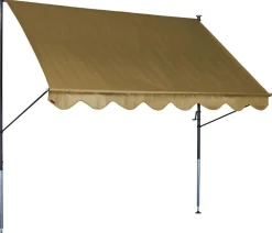 Angerer Markisen - Klemmmarkise Standard, uni, ca. B150/H275/T150 cm Beige
