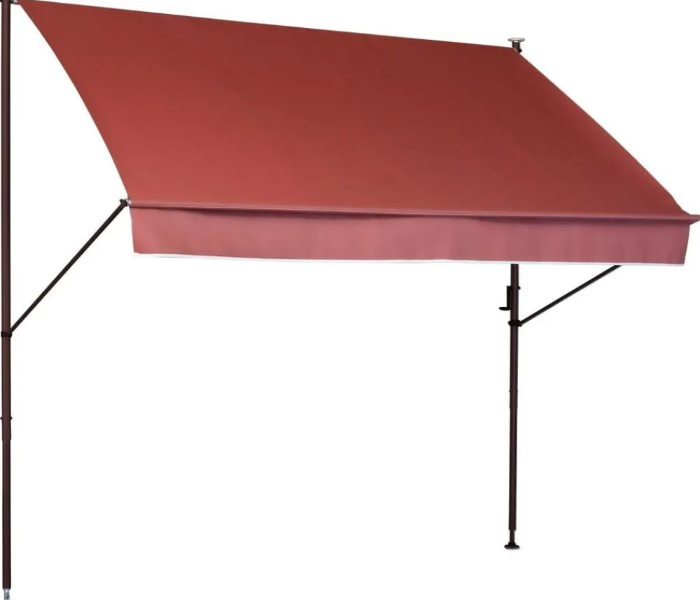 Angerer Markisen - Klemmmarkise Style, ca. B250/H275/T150 cm Terrakotta