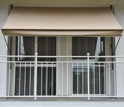 Angerer Markisen - Klemmmarkise Style, taupe Beige