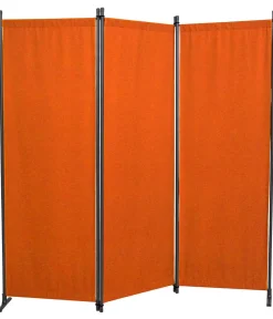 Angerer Sichtschutz - Paravent, 3-teilig, PE, ca. B165/H165 cm Terrakotta