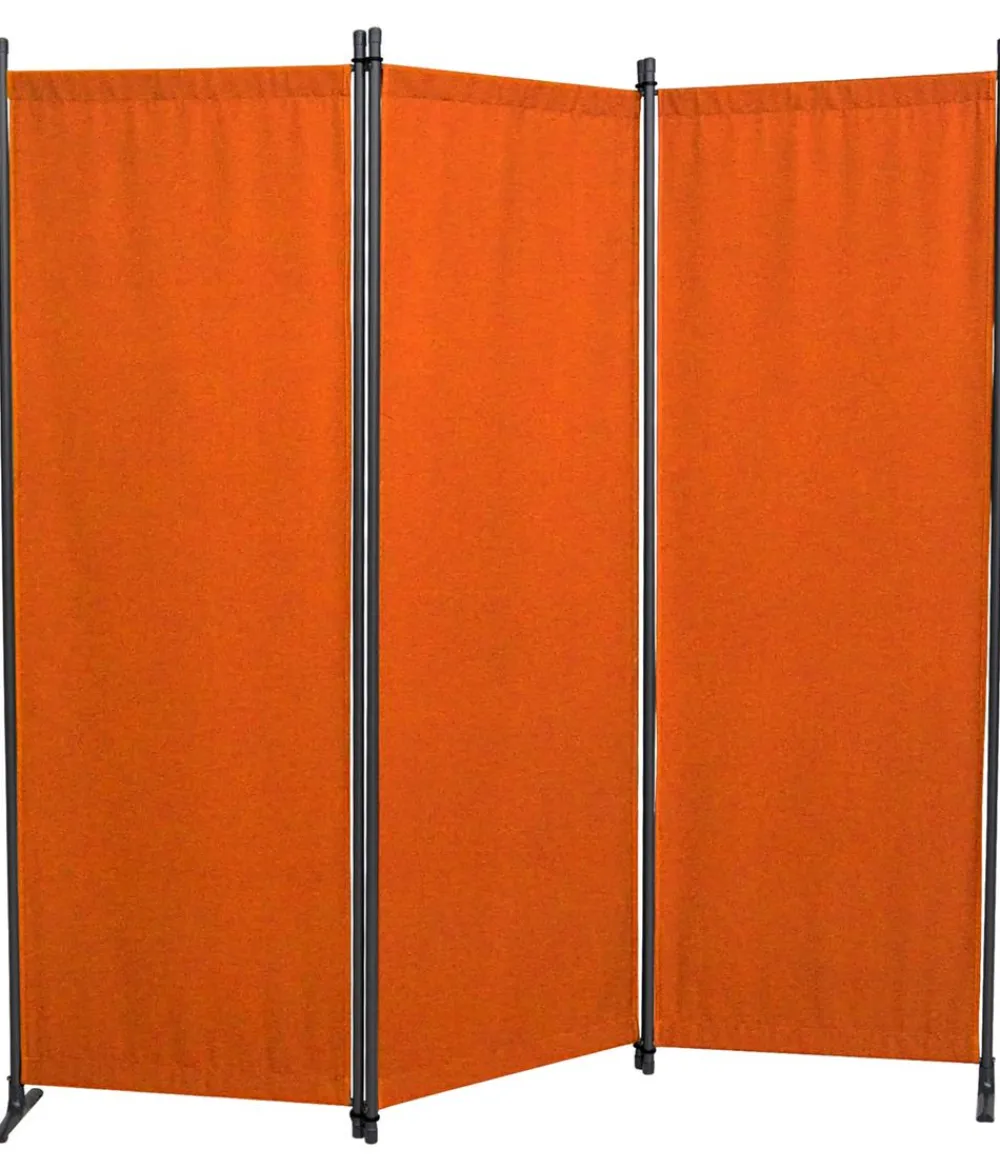 Angerer Sichtschutz - Paravent, 3-teilig, PE, ca. B165/H165 cm Terrakotta