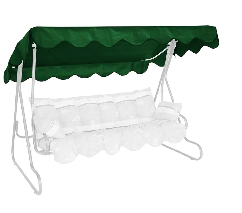 Angerer Sonnendach für 3-Sitzer Hollywoodschaukeln, ca. B210/T145 cm Grün Hot