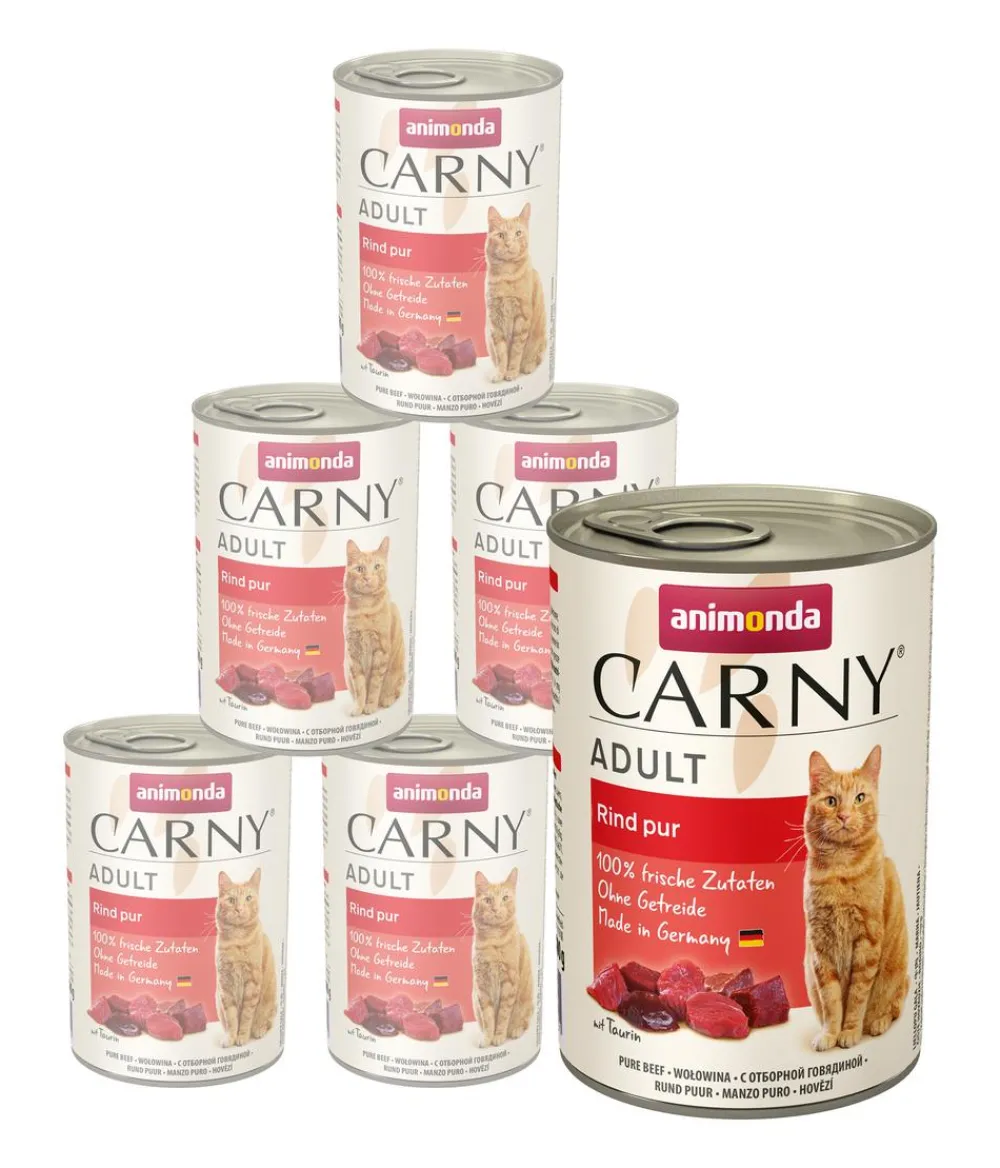 animonda CARNY® Nassfutter für Katzen Adult, 6 x 400 g Outlet