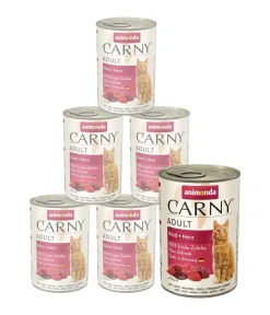 animonda CARNY® Nassfutter für Katzen Adult, 6 x 400 g New