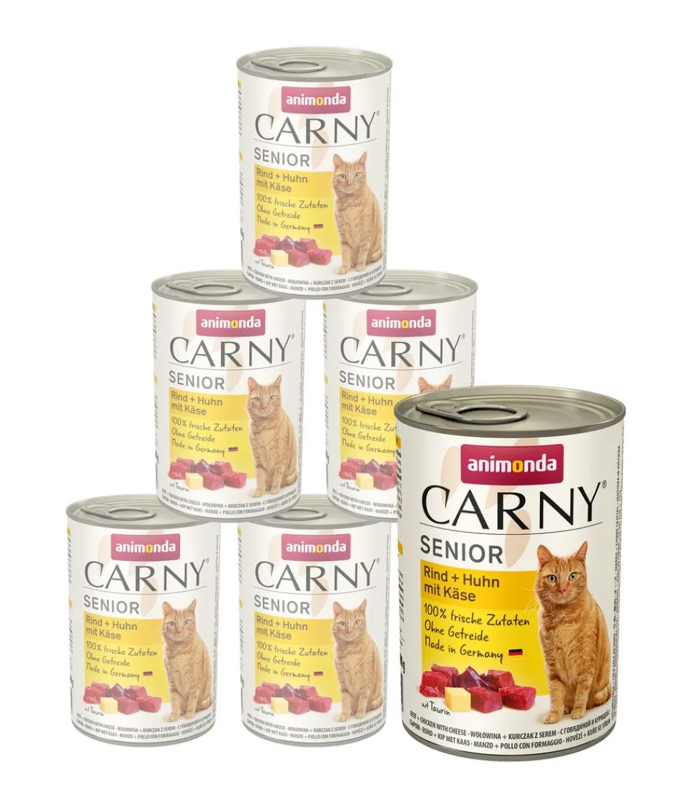 animonda CARNY® Nassfutter Katze > Nassfutter für Katzen Senior, 6 x 400 g