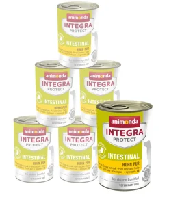 animonda INTEGRA PROTECT Nassfutter für Hunde Intestinal, Huhn pur, 6 x 400 g New