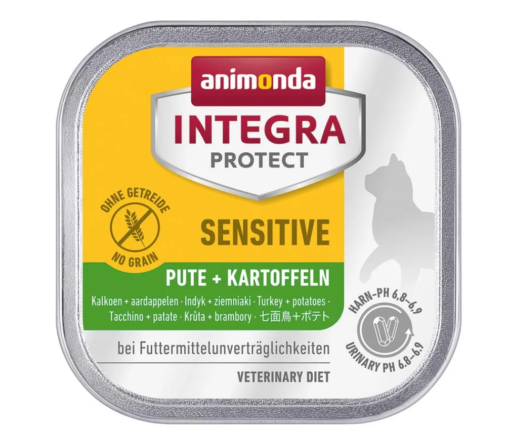 animonda INTEGRA PROTECT Nassfutter für Katzen Sensitive, Adult, 16 x 100 g New