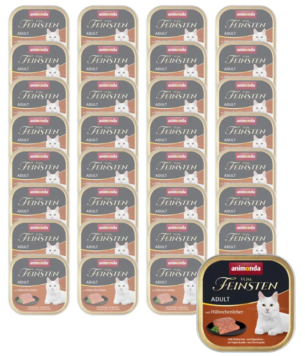 animonda VOM FEINSTEN Nassfutter Katze > Nassfutter für Katzen Adult, 32 x 100 g