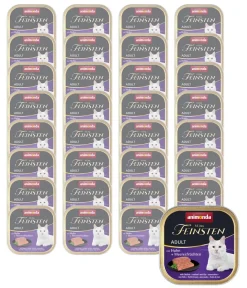animonda VOM FEINSTEN Nassfutter für Katzen Adult, 32 x 100 g Discount