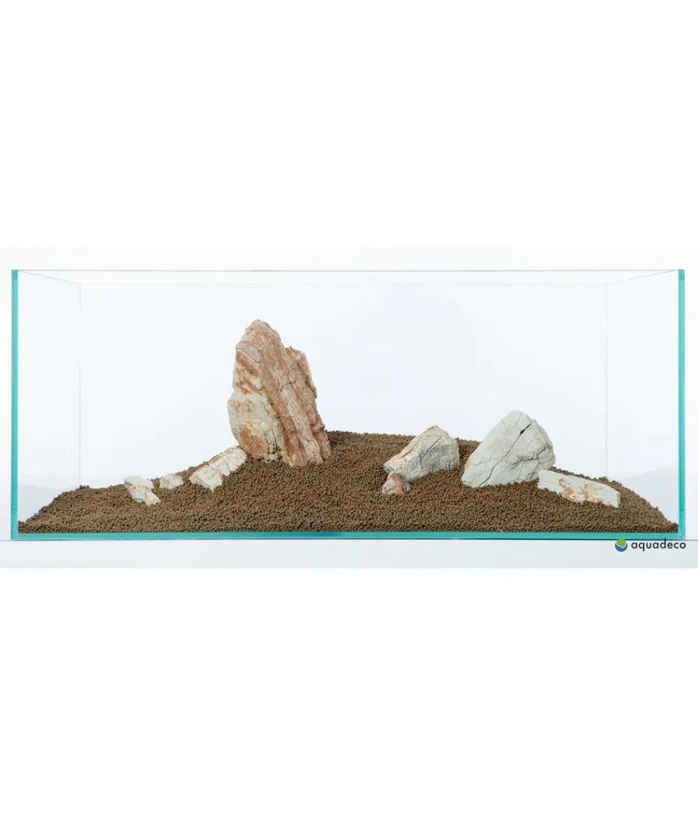 aquadeco Deko - Aquariumdeko Set Helle Pagode Hellbraun
