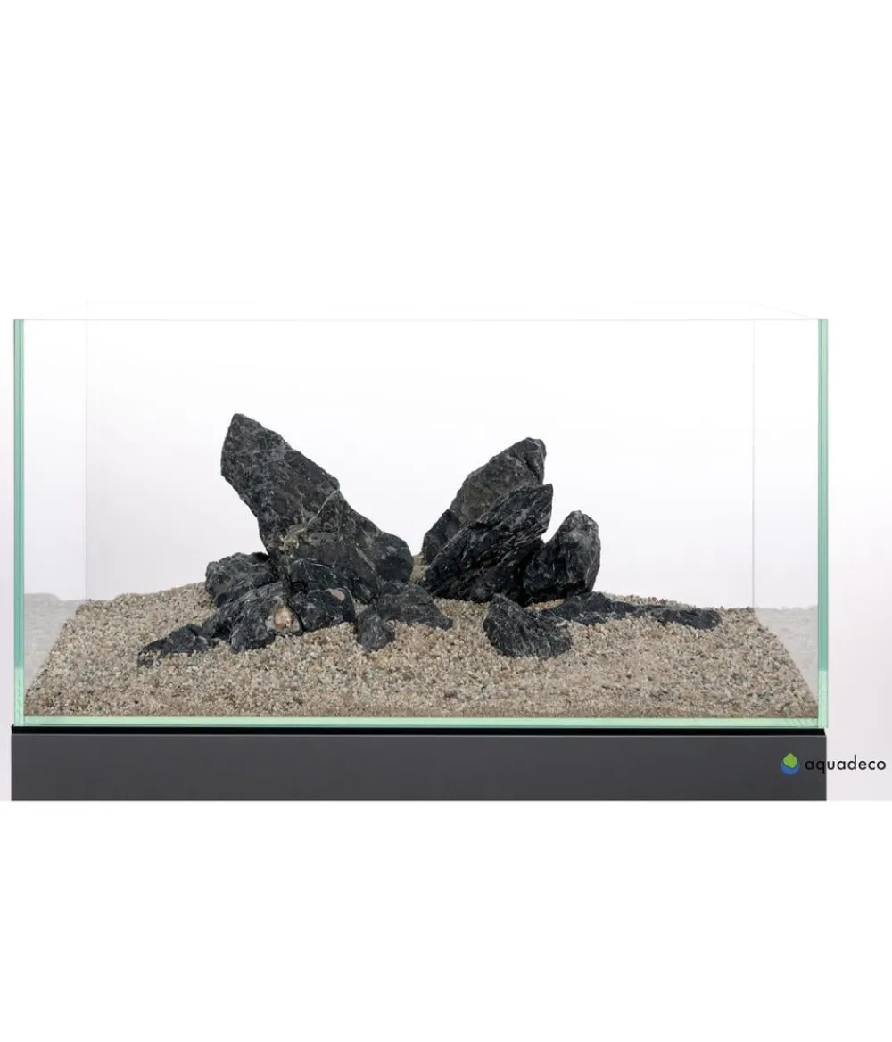 aquadeco Deko > Aquariumdeko Set Mini-Landschaft black